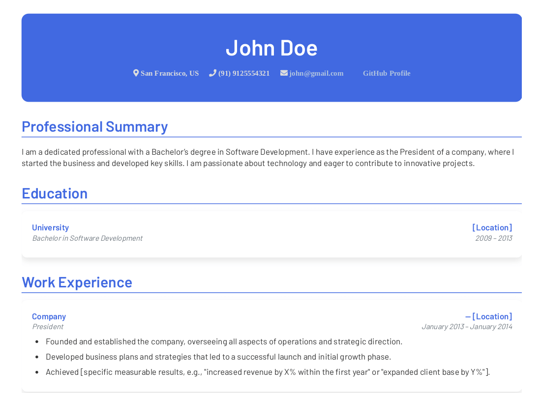 AI Resume Builder